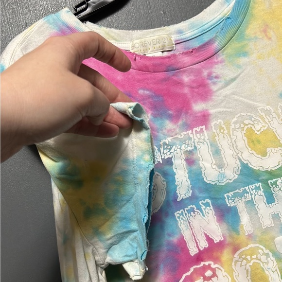 Forever 21+ Tye Dye Tee 0X - Picture 3 of 5